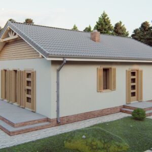 Строительство каркасного дома по проекту Сейм К002
