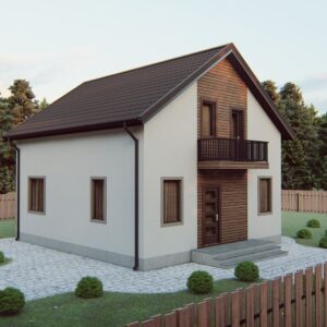 Строительство каркасного дома по проекту Лансинг K006