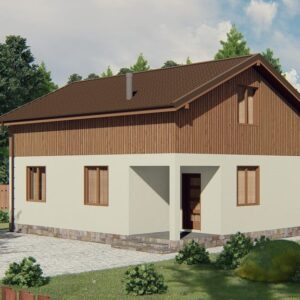 Строительство каркасного дома по проекту Миссисипи K021