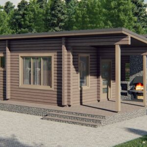 проект бани из бруса, строительство бань в Украине, Киев, баня, сауна, B028 Супотин