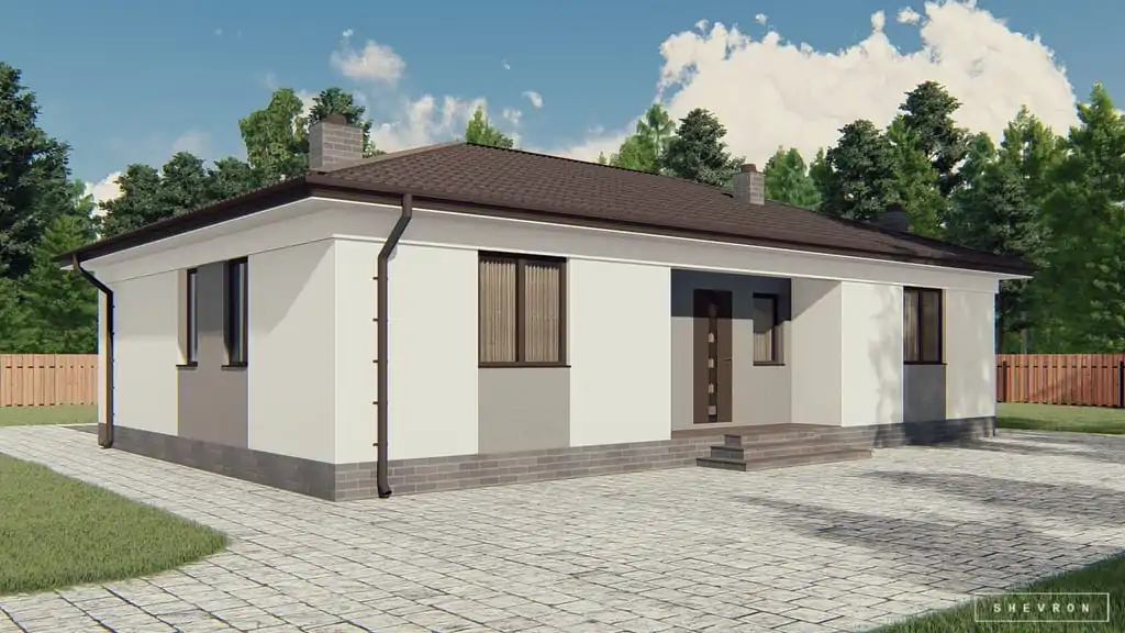 K026 — каркасный дом, проект Данмор